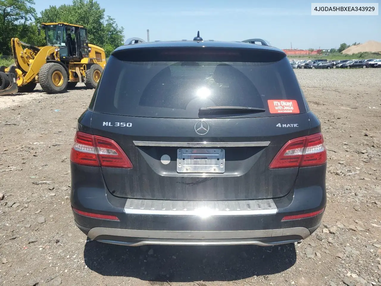 2014 Mercedes-Benz Ml 350 4Matic VIN: 4JGDA5HBXEA343929 Lot: 62454105