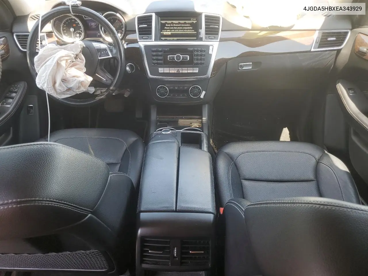 2014 Mercedes-Benz Ml 350 4Matic VIN: 4JGDA5HBXEA343929 Lot: 62454105