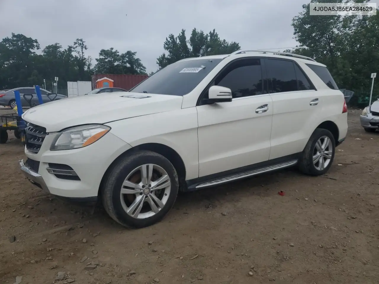 2014 Mercedes-Benz Ml 350 VIN: 4JGDA5JB6EA284629 Lot: 62655995