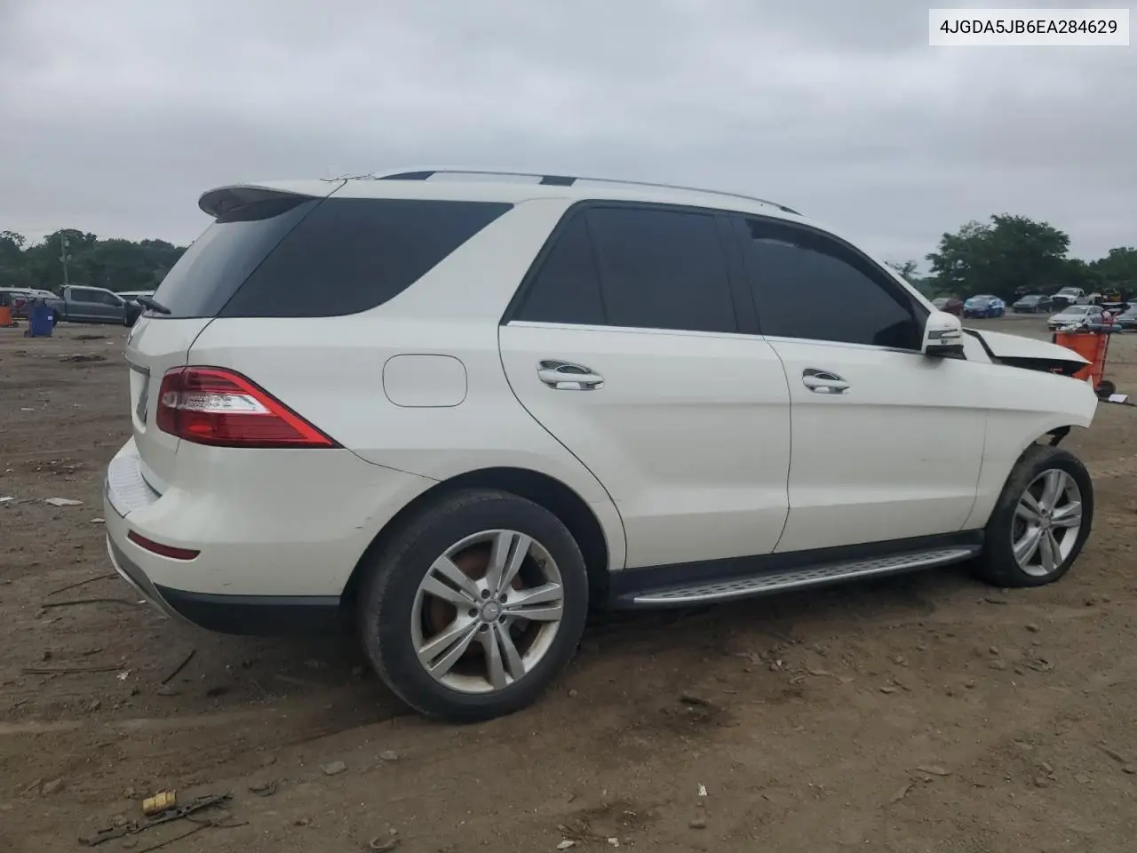 2014 Mercedes-Benz Ml 350 VIN: 4JGDA5JB6EA284629 Lot: 62655995