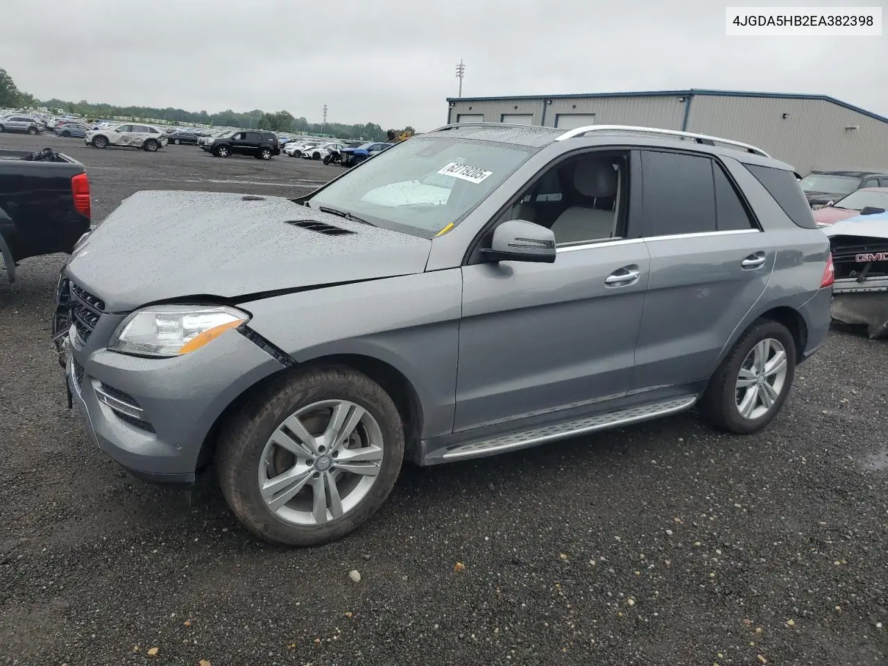 2014 Mercedes-Benz Ml 350 4Matic VIN: 4JGDA5HB2EA382398 Lot: 62719205