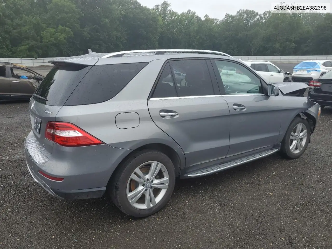 2014 Mercedes-Benz Ml 350 4Matic VIN: 4JGDA5HB2EA382398 Lot: 62719205