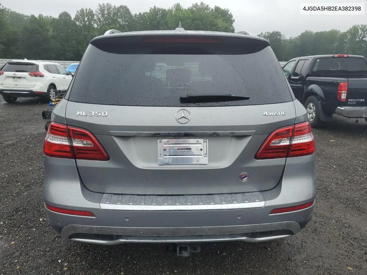 2014 Mercedes-Benz Ml 350 4Matic VIN: 4JGDA5HB2EA382398 Lot: 62719205