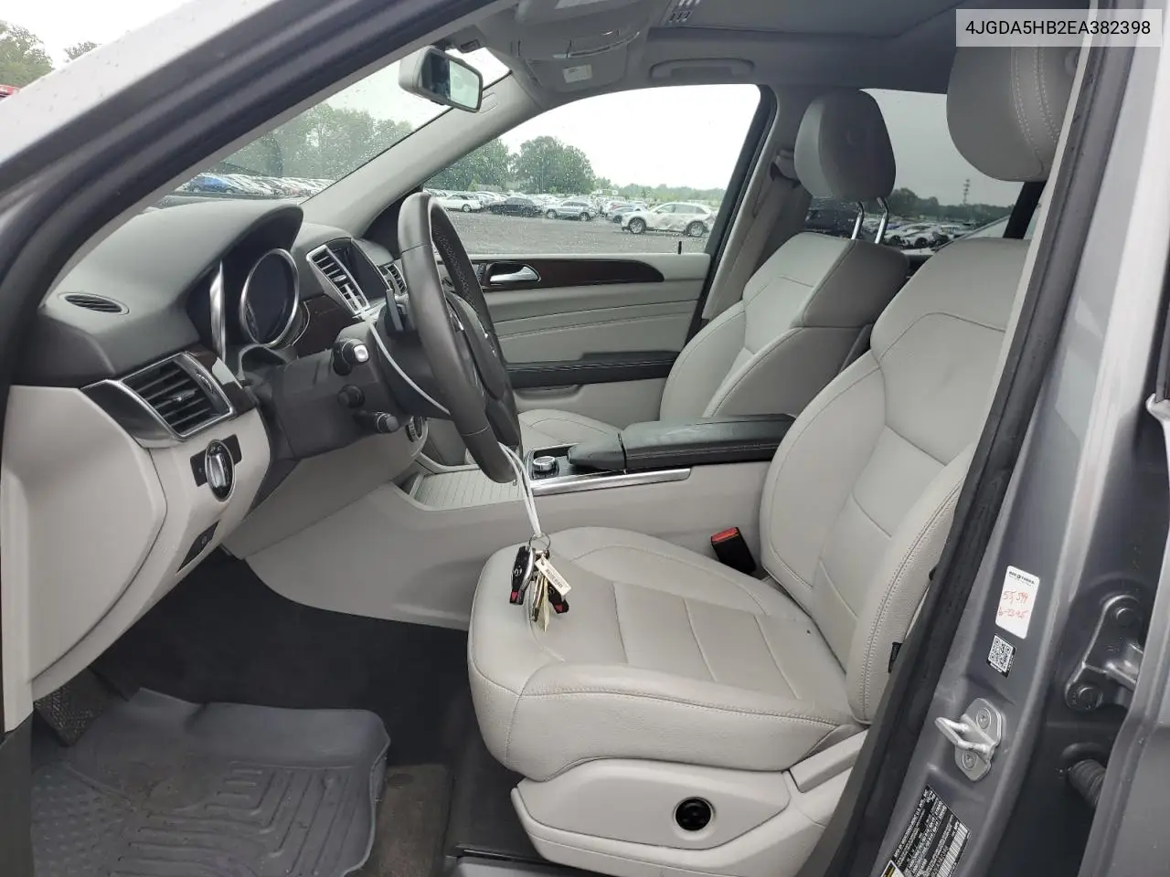 2014 Mercedes-Benz Ml 350 4Matic VIN: 4JGDA5HB2EA382398 Lot: 62719205