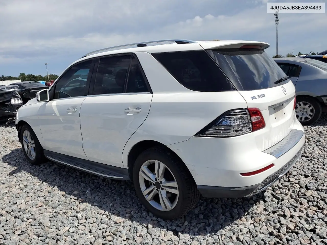 2014 Mercedes-Benz Ml 350 VIN: 4JGDA5JB3EA394439 Lot: 64229205