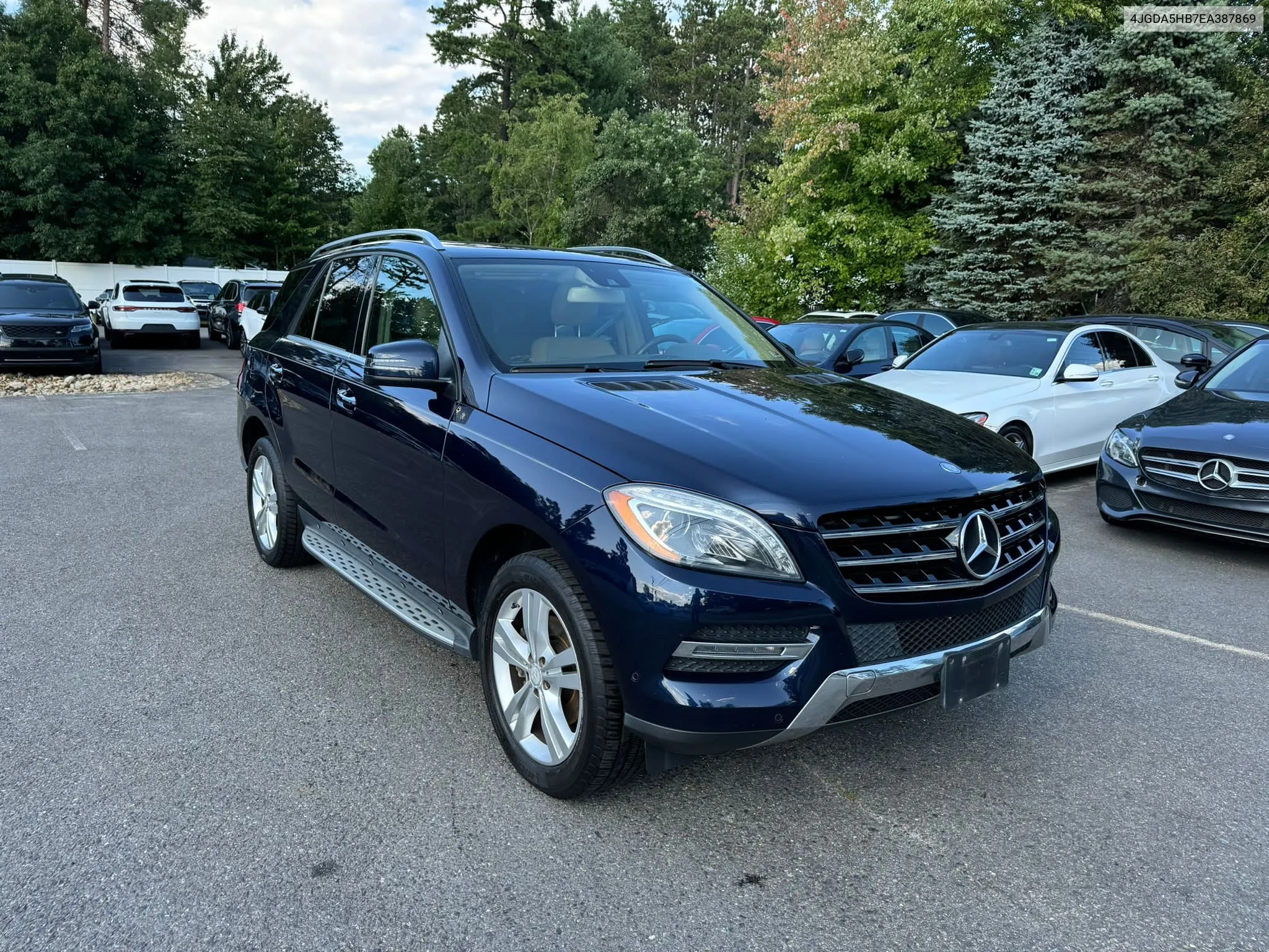 2014 Mercedes-Benz Ml 350 4Matic VIN: 4JGDA5HB7EA387869 Lot: 69149664