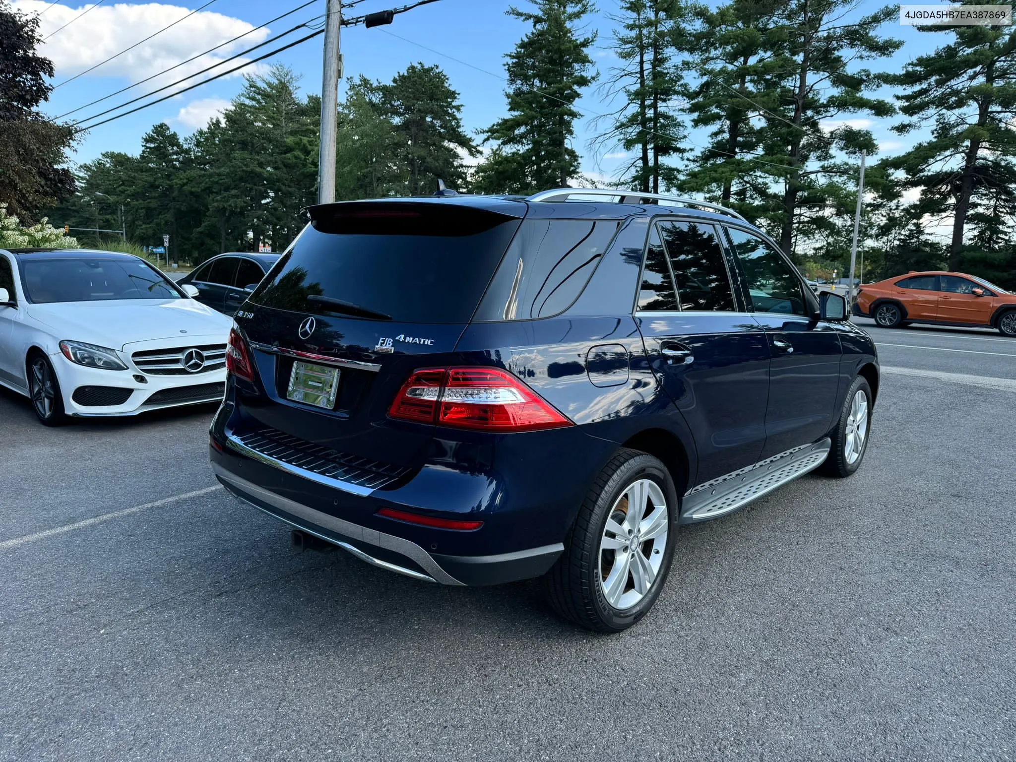 2014 Mercedes-Benz Ml 350 4Matic VIN: 4JGDA5HB7EA387869 Lot: 69149664