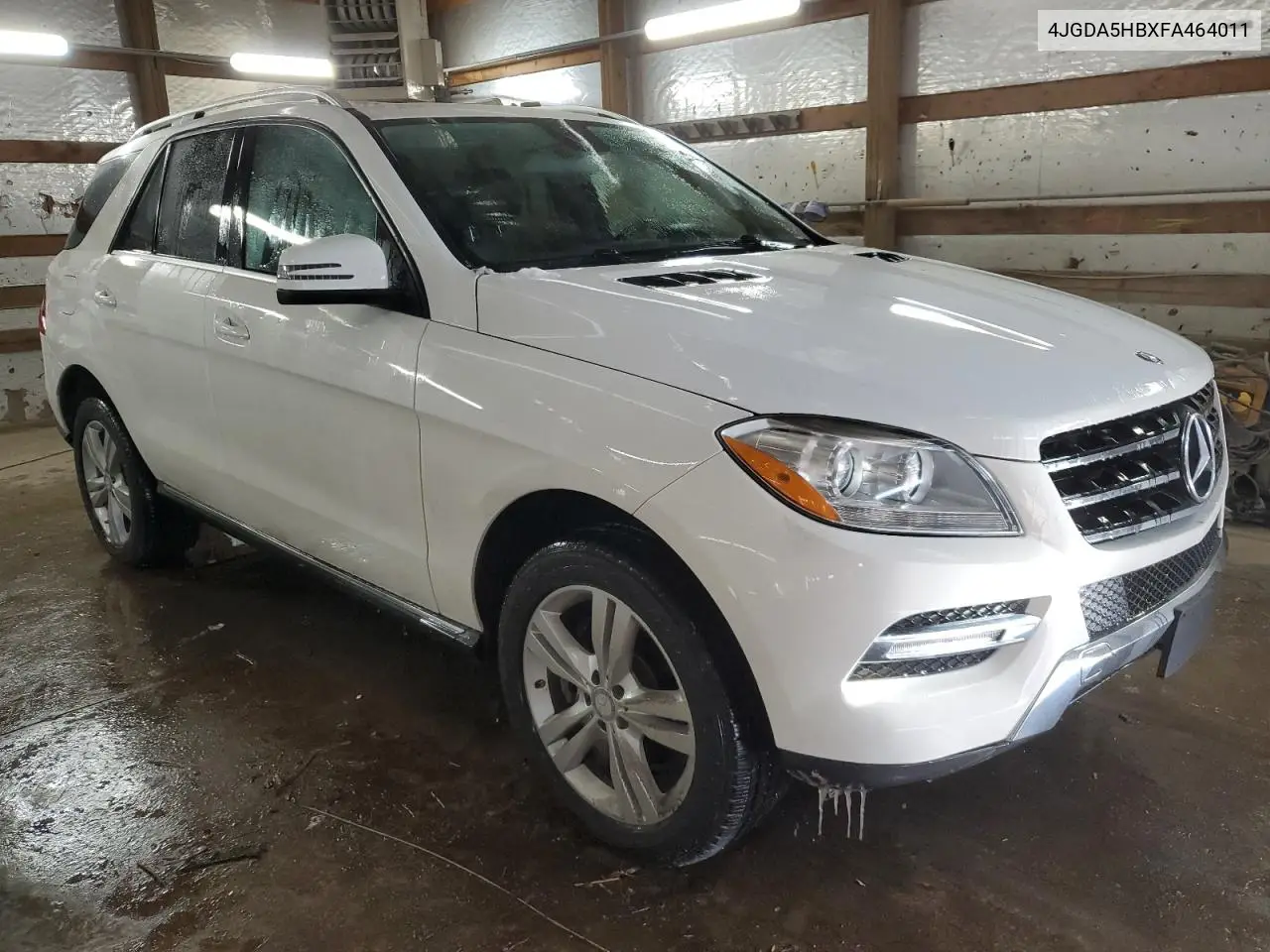 2015 Mercedes-Benz Ml 350 4Matic VIN: 4JGDA5HBXFA464011 Lot: 44837485