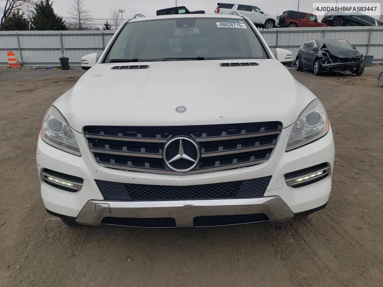 2015 Mercedes-Benz Ml 350 4Matic VIN: 4JGDA5HB6FA583447 Lot: 48828715