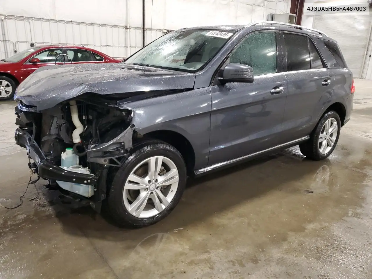 2015 Mercedes-Benz Ml 350 4Matic VIN: 4JGDA5HB5FA487003 Lot: 51240495