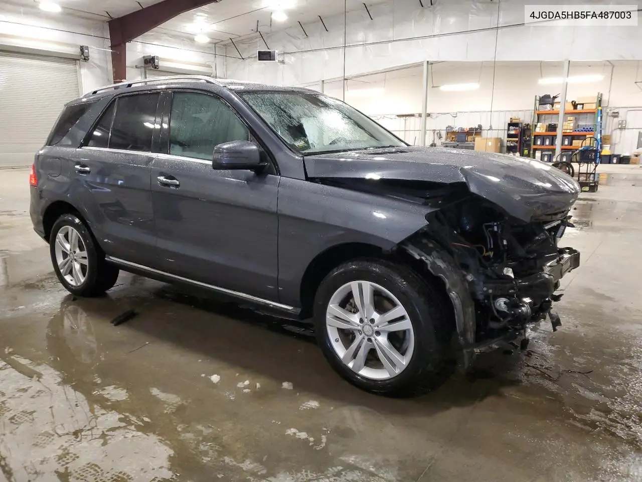 2015 Mercedes-Benz Ml 350 4Matic VIN: 4JGDA5HB5FA487003 Lot: 51240495