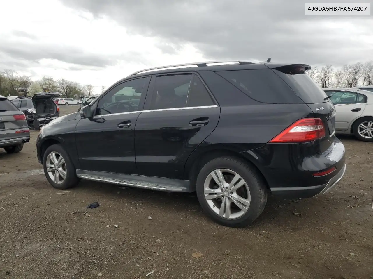 2015 Mercedes-Benz Ml 350 4Matic VIN: 4JGDA5HB7FA574207 Lot: 51811865