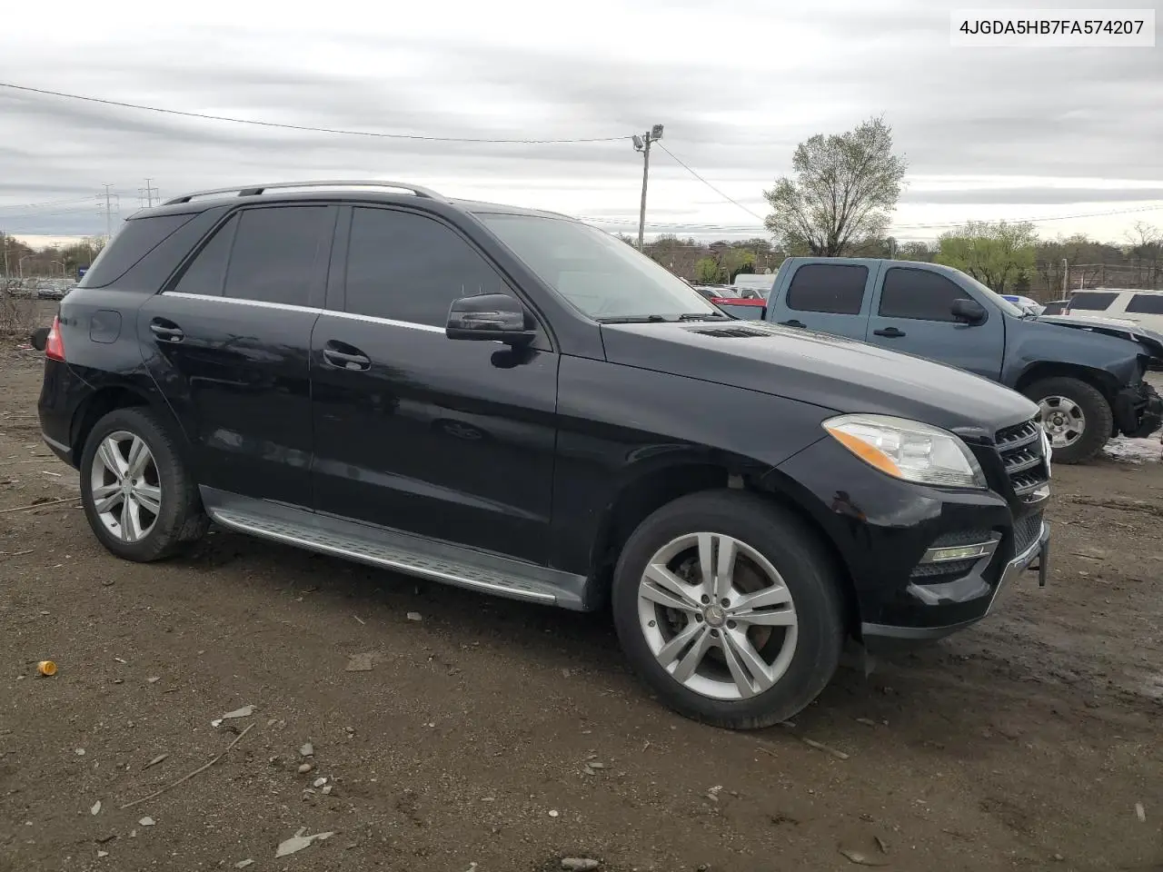 2015 Mercedes-Benz Ml 350 4Matic VIN: 4JGDA5HB7FA574207 Lot: 51811865