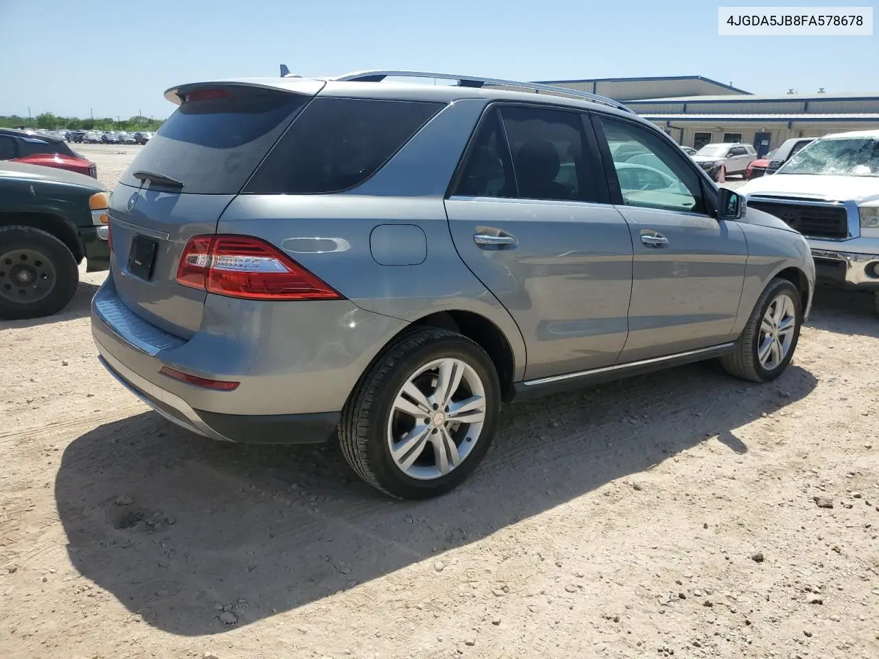 2015 Mercedes-Benz Ml 350 VIN: 4JGDA5JB8FA578678 Lot: 52737465