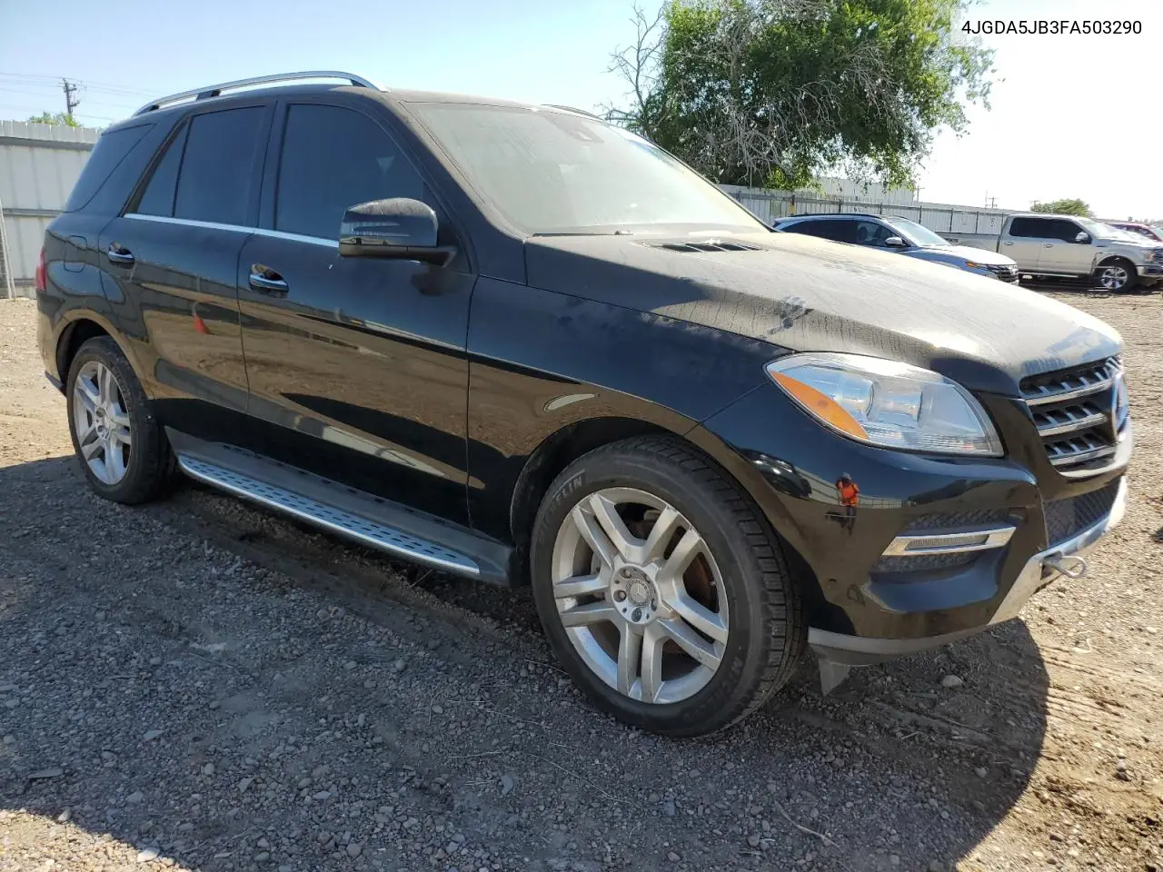 2015 Mercedes-Benz Ml 350 VIN: 4JGDA5JB3FA503290 Lot: 55735005