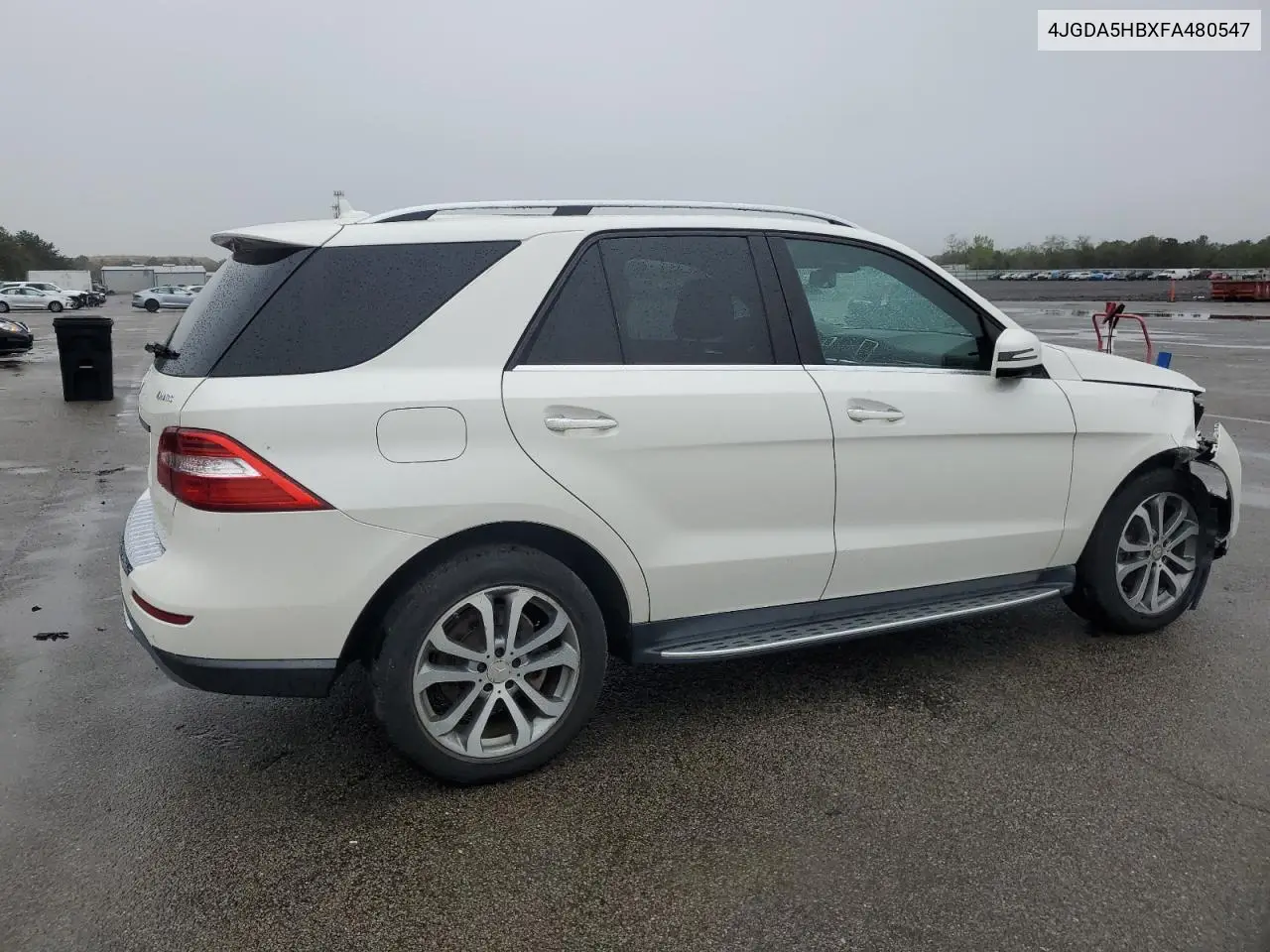 2015 Mercedes-Benz Ml 350 4Matic VIN: 4JGDA5HBXFA480547 Lot: 55746865