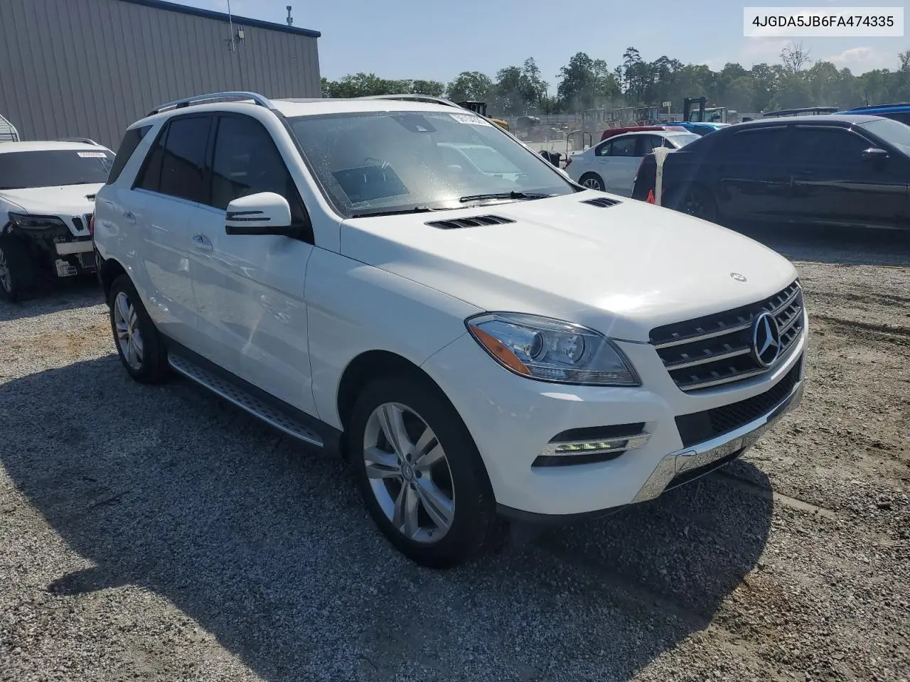 2015 Mercedes-Benz Ml 350 VIN: 4JGDA5JB6FA474335 Lot: 56154325