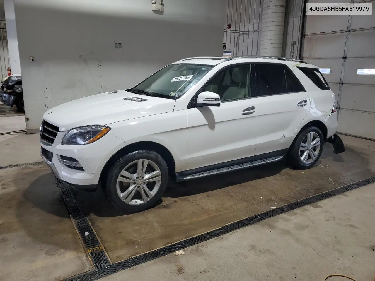 2015 Mercedes-Benz Ml 350 4Matic VIN: 4JGDA5HB5FA519979 Lot: 56627385