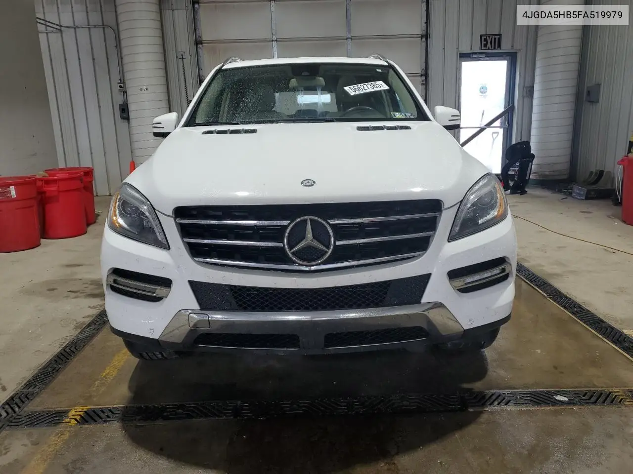 2015 Mercedes-Benz Ml 350 4Matic VIN: 4JGDA5HB5FA519979 Lot: 56627385