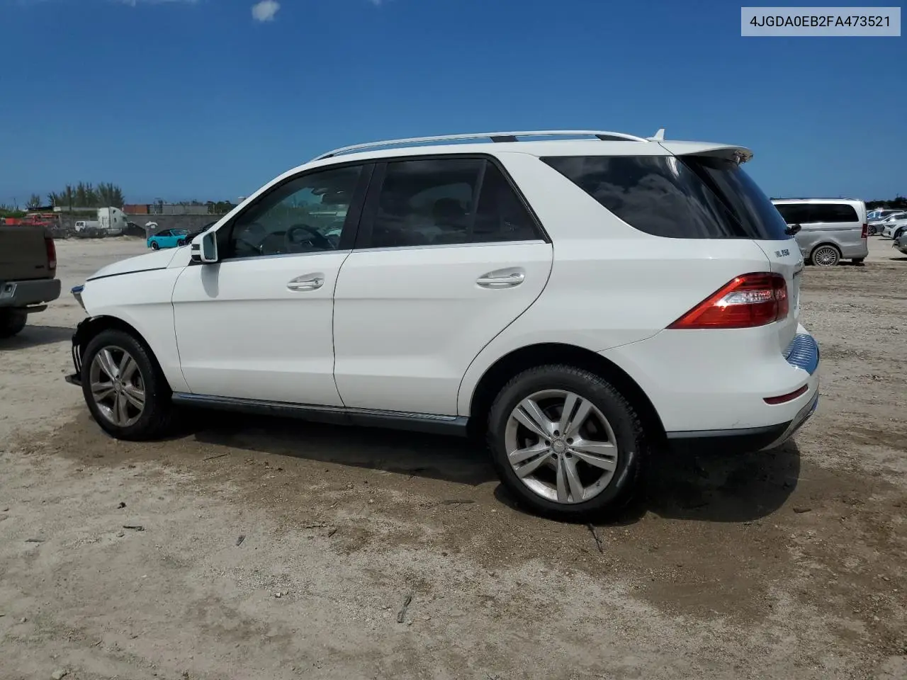 2015 Mercedes-Benz Ml 250 Bluetec VIN: 4JGDA0EB2FA473521 Lot: 56739445