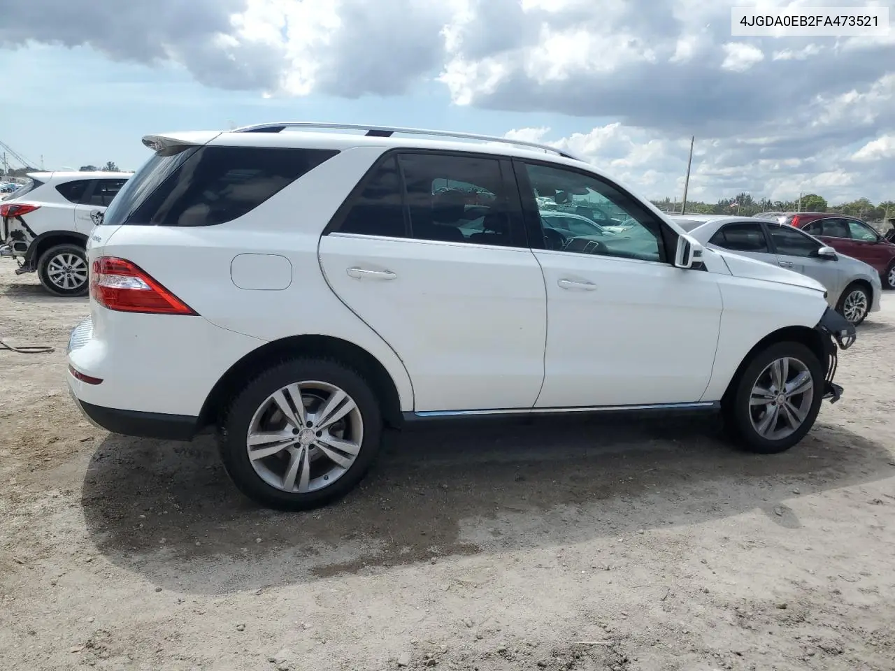 2015 Mercedes-Benz Ml 250 Bluetec VIN: 4JGDA0EB2FA473521 Lot: 56739445