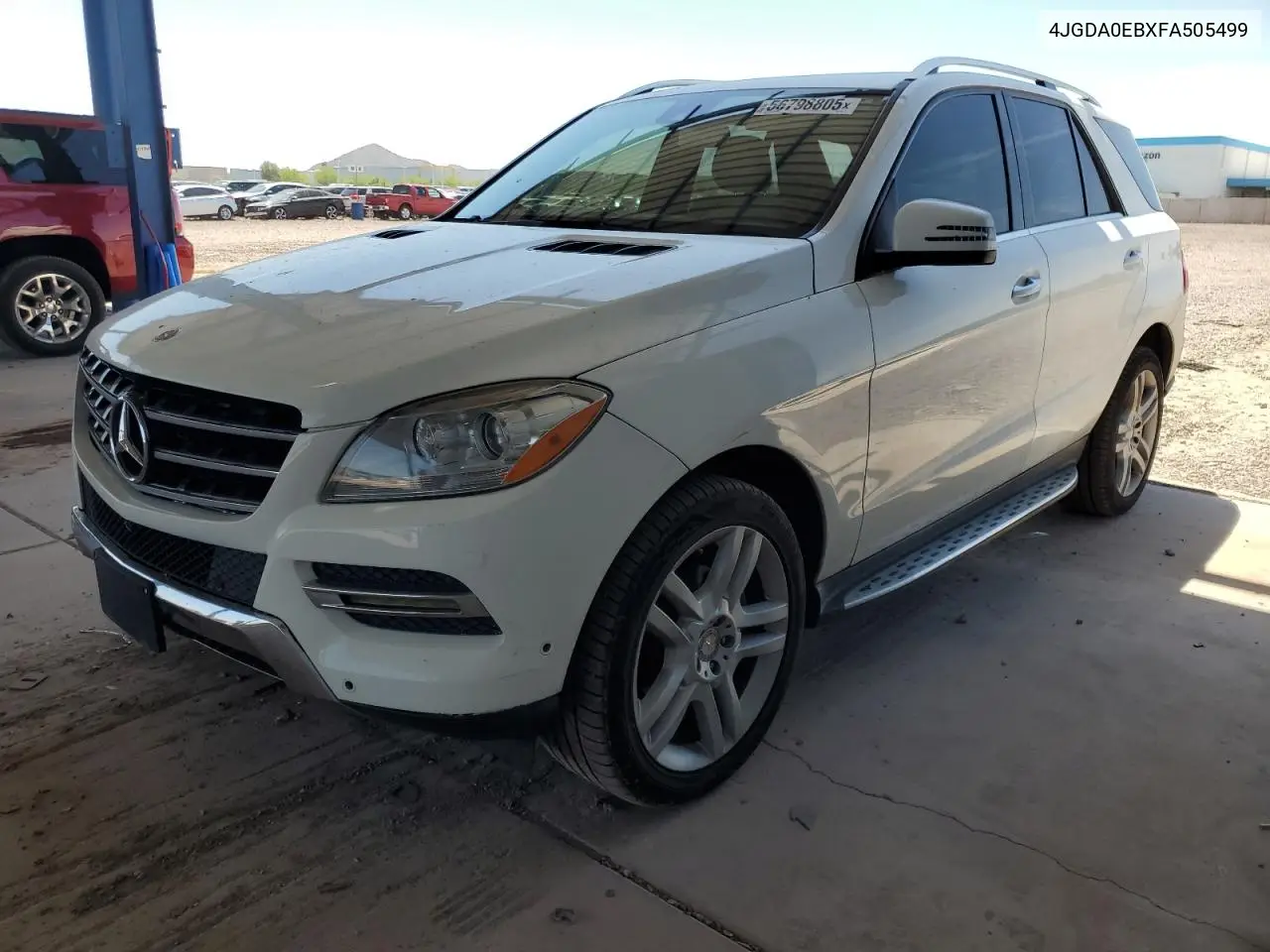 2015 Mercedes-Benz Ml 250 Bluetec VIN: 4JGDA0EBXFA505499 Lot: 56798805