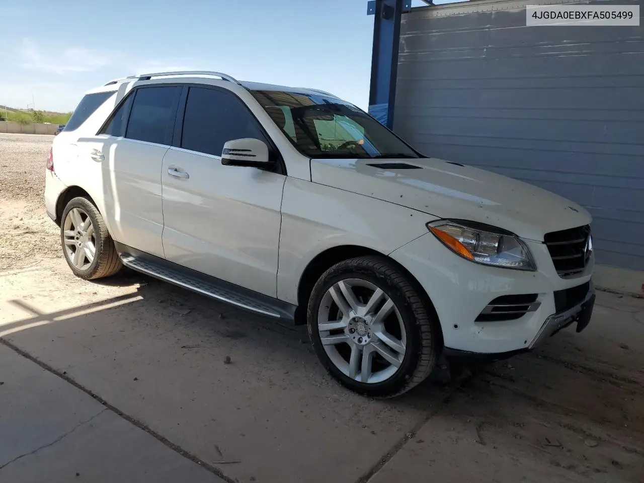 2015 Mercedes-Benz Ml 250 Bluetec VIN: 4JGDA0EBXFA505499 Lot: 56798805