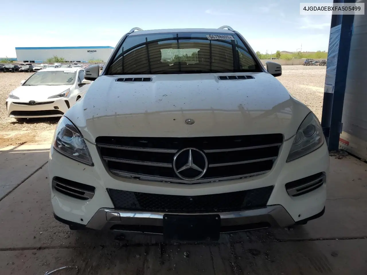2015 Mercedes-Benz Ml 250 Bluetec VIN: 4JGDA0EBXFA505499 Lot: 56798805