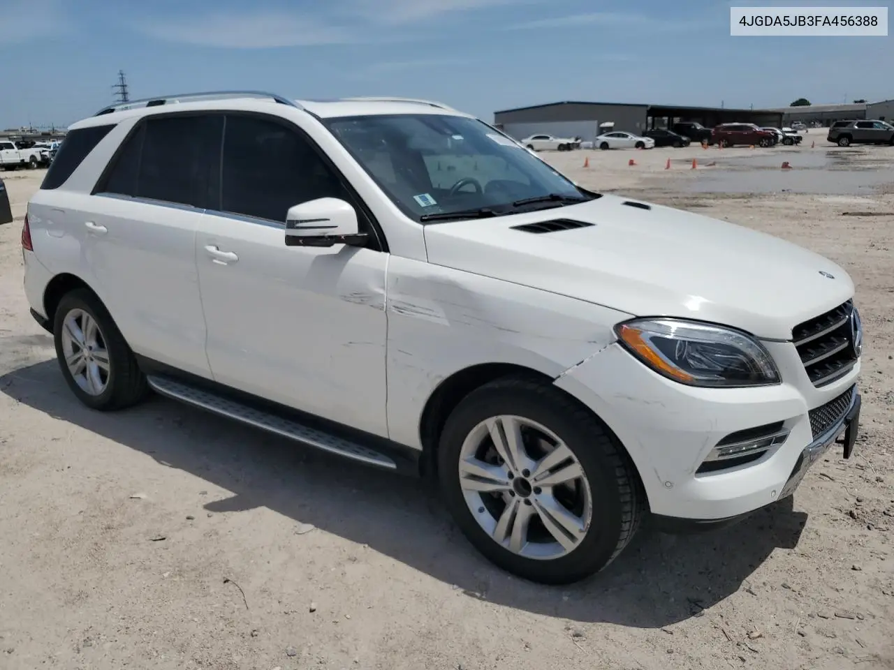 2015 Mercedes-Benz Ml 350 VIN: 4JGDA5JB3FA456388 Lot: 56892015