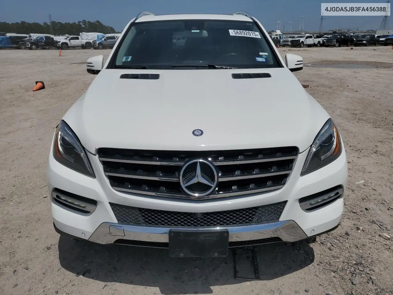 2015 Mercedes-Benz Ml 350 VIN: 4JGDA5JB3FA456388 Lot: 56892015