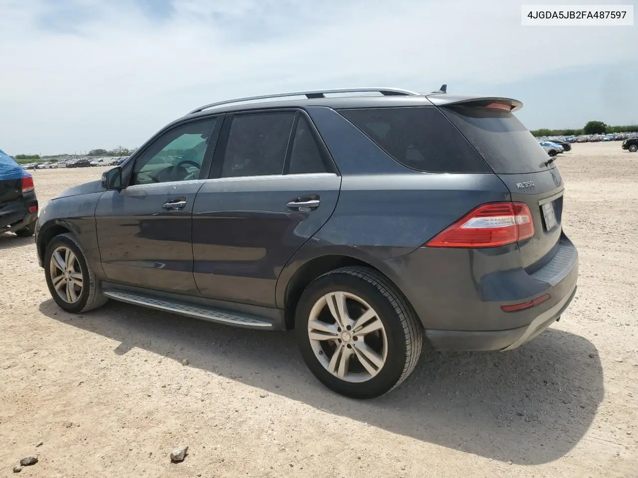 2015 Mercedes-Benz Ml 350 VIN: 4JGDA5JB2FA487597 Lot: 56939805