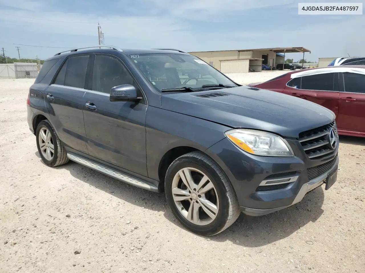 2015 Mercedes-Benz Ml 350 VIN: 4JGDA5JB2FA487597 Lot: 56939805
