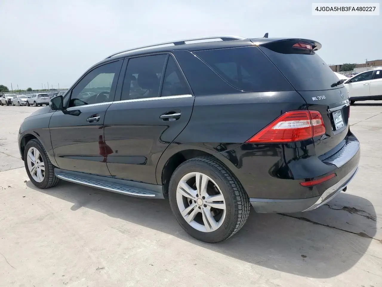 2015 Mercedes-Benz Ml 350 4Matic VIN: 4JGDA5HB3FA480227 Lot: 57163635