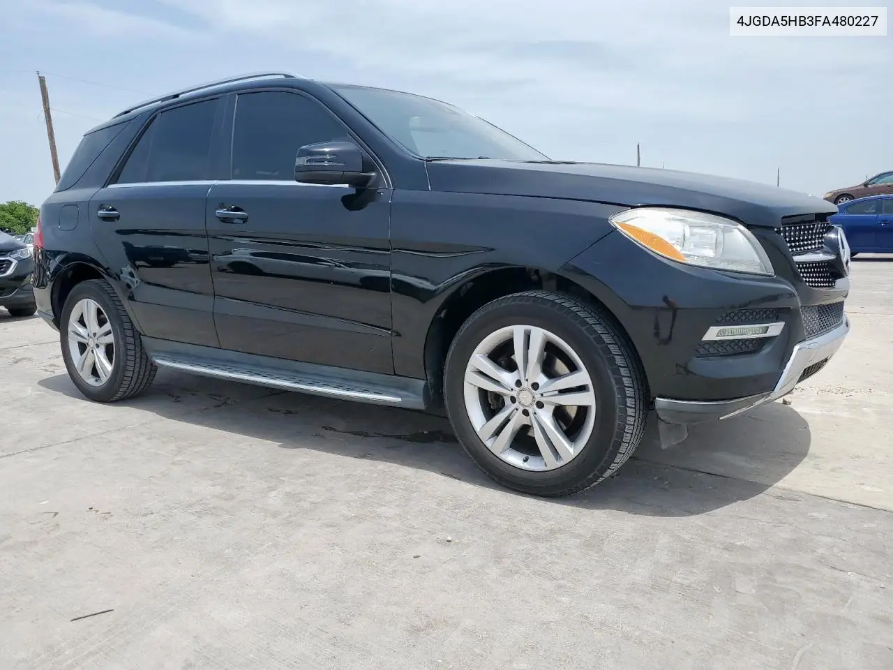2015 Mercedes-Benz Ml 350 4Matic VIN: 4JGDA5HB3FA480227 Lot: 57163635