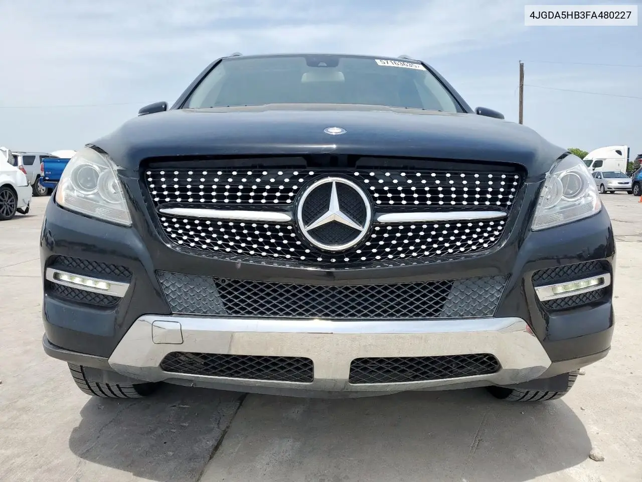 2015 Mercedes-Benz Ml 350 4Matic VIN: 4JGDA5HB3FA480227 Lot: 57163635