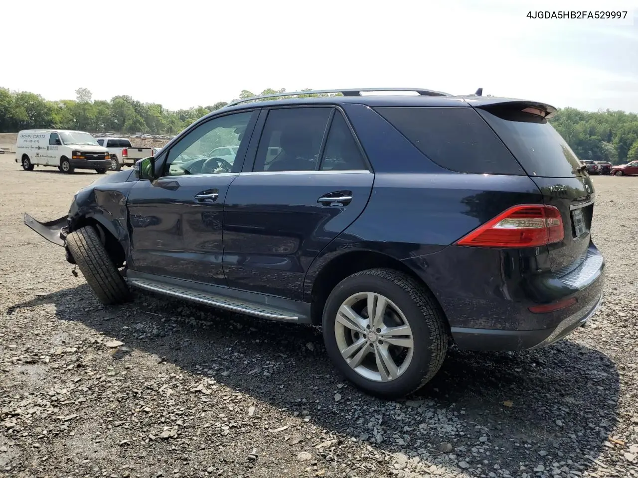 2015 Mercedes-Benz Ml 350 4Matic VIN: 4JGDA5HB2FA529997 Lot: 59504795