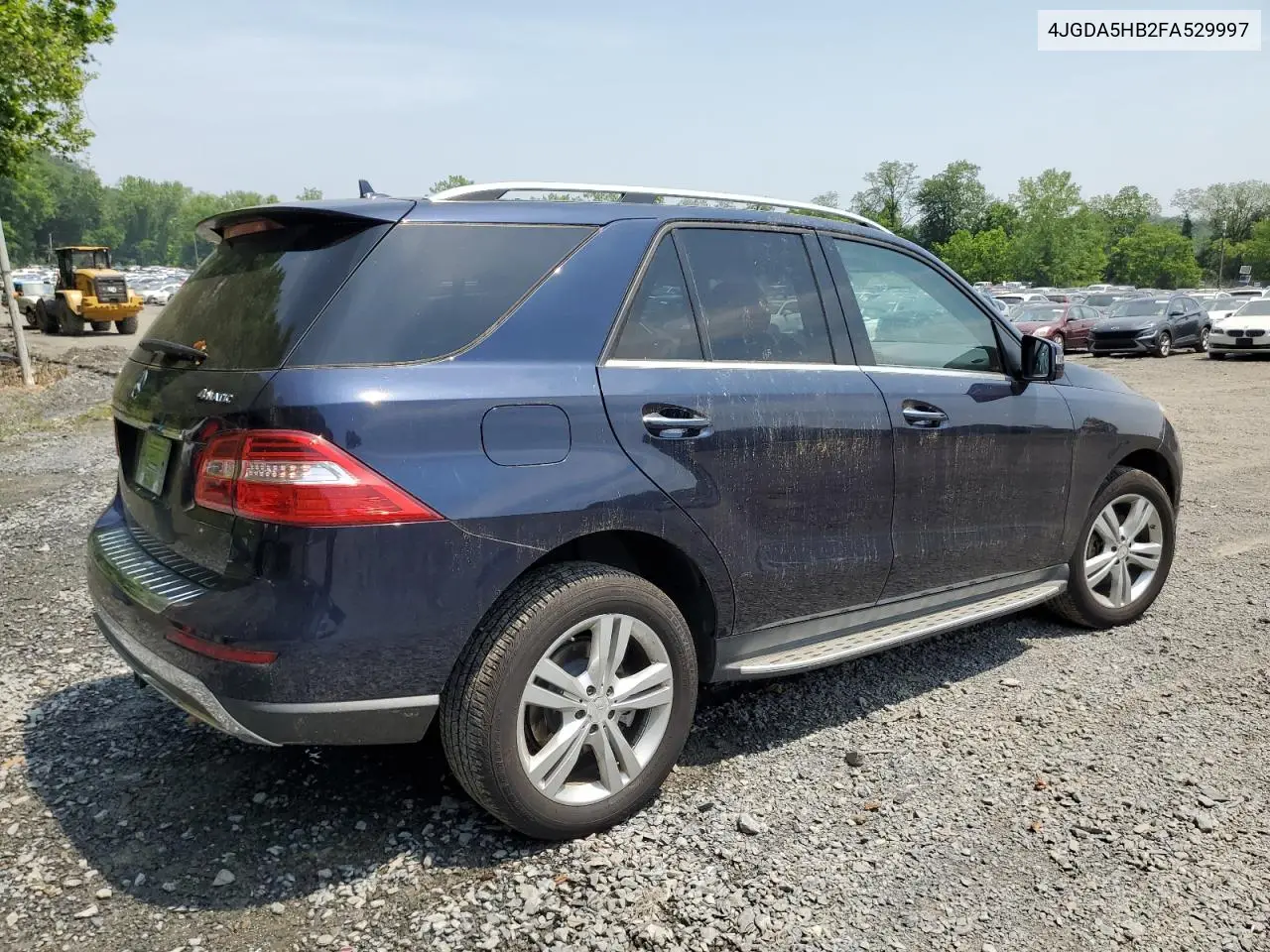 2015 Mercedes-Benz Ml 350 4Matic VIN: 4JGDA5HB2FA529997 Lot: 59504795