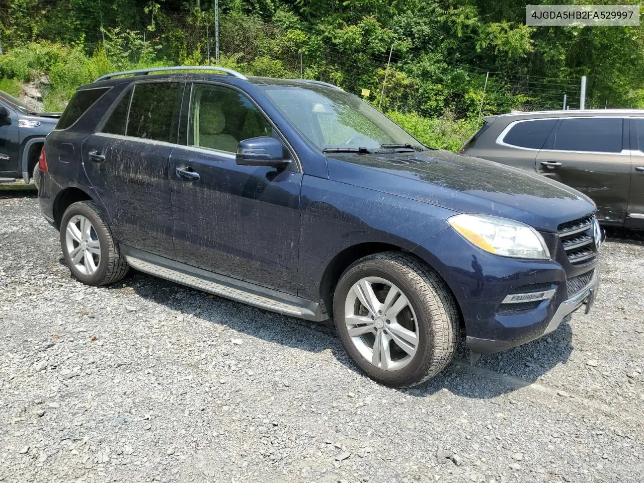 2015 Mercedes-Benz Ml 350 4Matic VIN: 4JGDA5HB2FA529997 Lot: 59504795