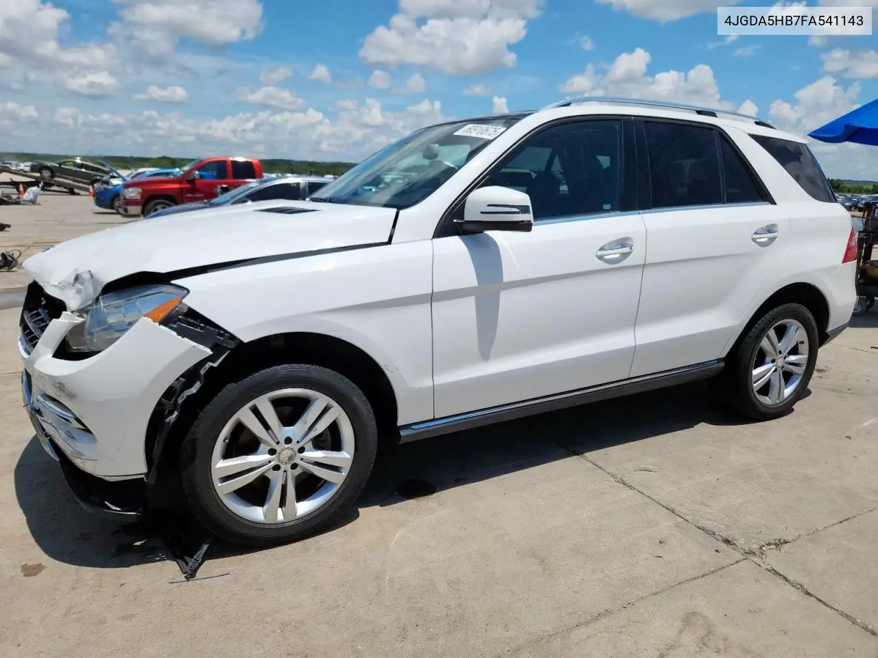2015 Mercedes-Benz Ml 350 4Matic VIN: 4JGDA5HB7FA541143 Lot: 60910675