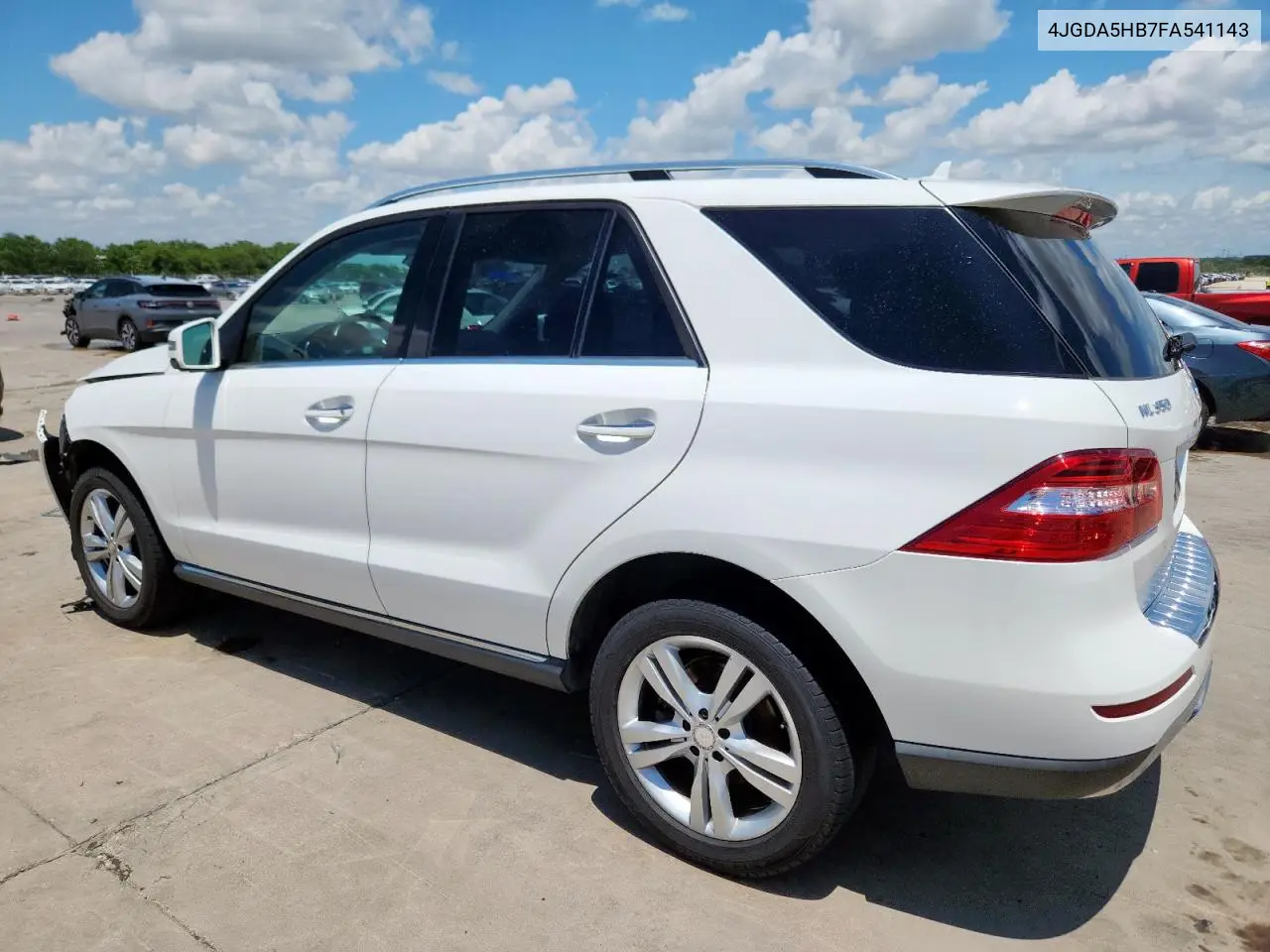 2015 Mercedes-Benz Ml 350 4Matic VIN: 4JGDA5HB7FA541143 Lot: 60910675