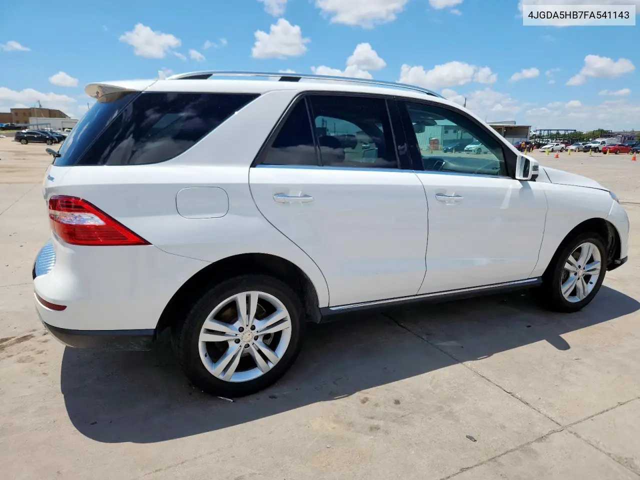 2015 Mercedes-Benz Ml 350 4Matic VIN: 4JGDA5HB7FA541143 Lot: 60910675
