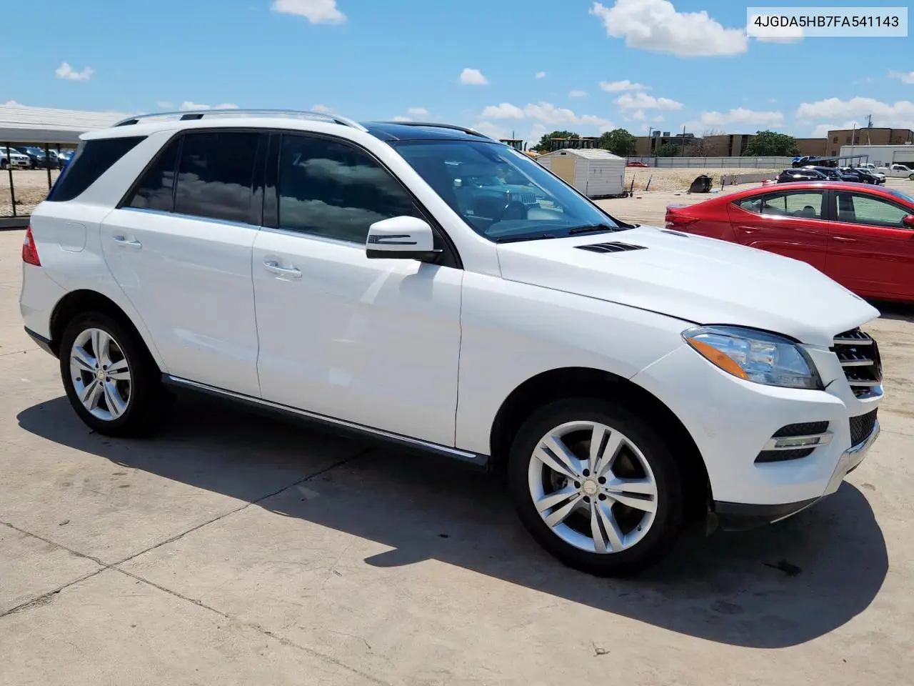 2015 Mercedes-Benz Ml 350 4Matic VIN: 4JGDA5HB7FA541143 Lot: 60910675