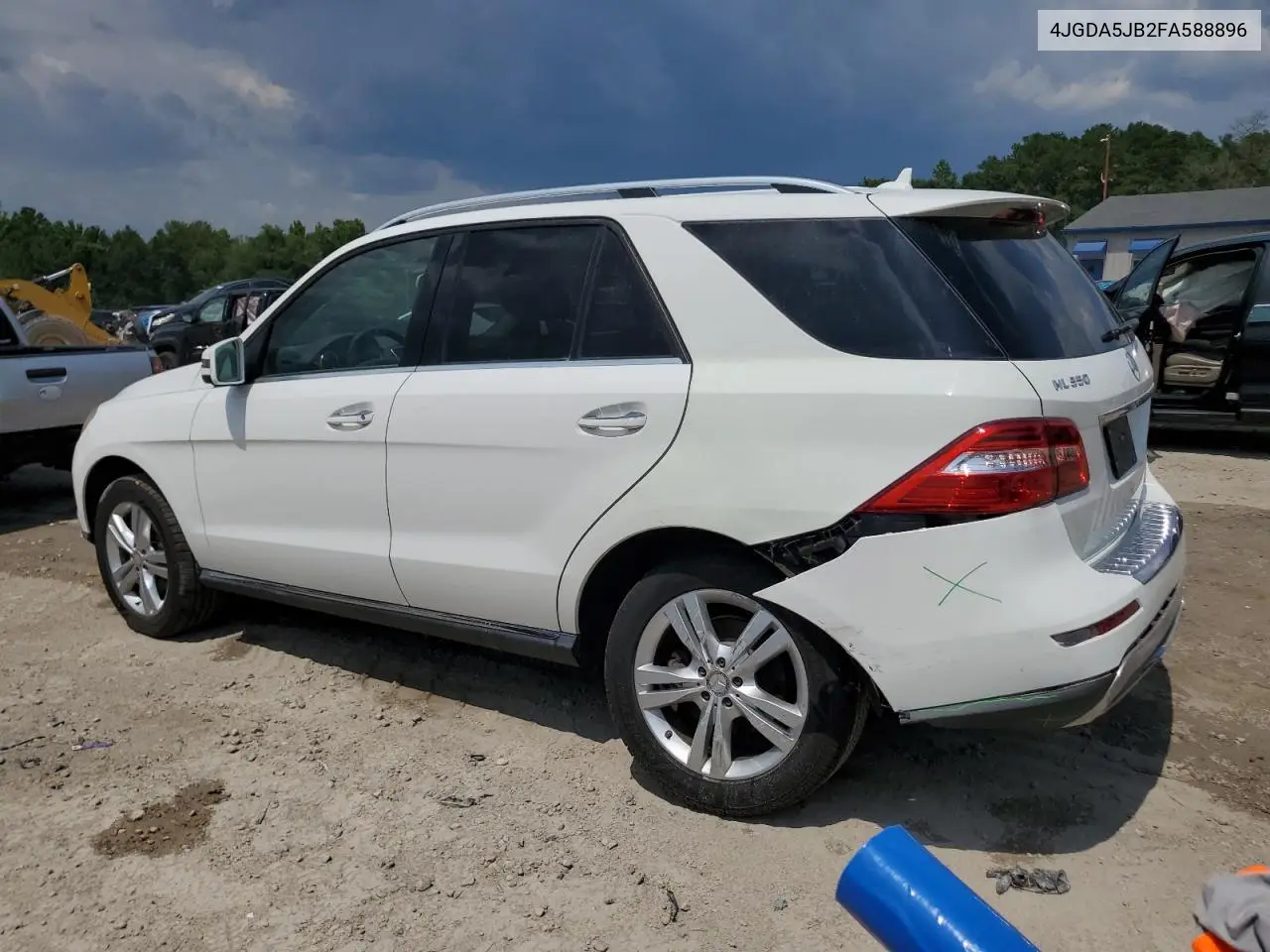 2015 Mercedes-Benz Ml 350 VIN: 4JGDA5JB2FA588896 Lot: 62105315
