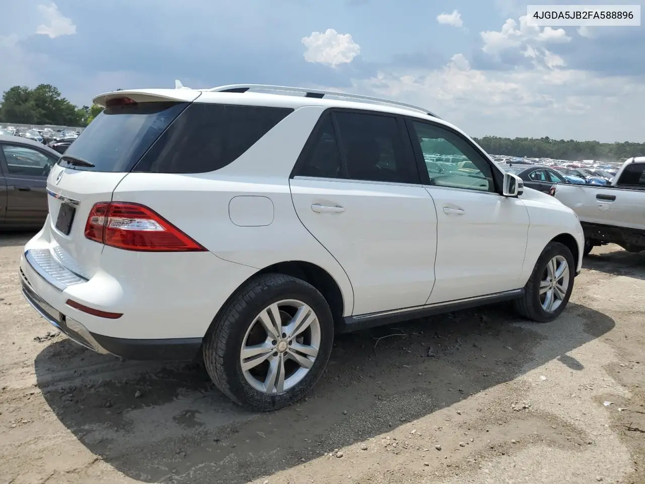 2015 Mercedes-Benz Ml 350 VIN: 4JGDA5JB2FA588896 Lot: 62105315
