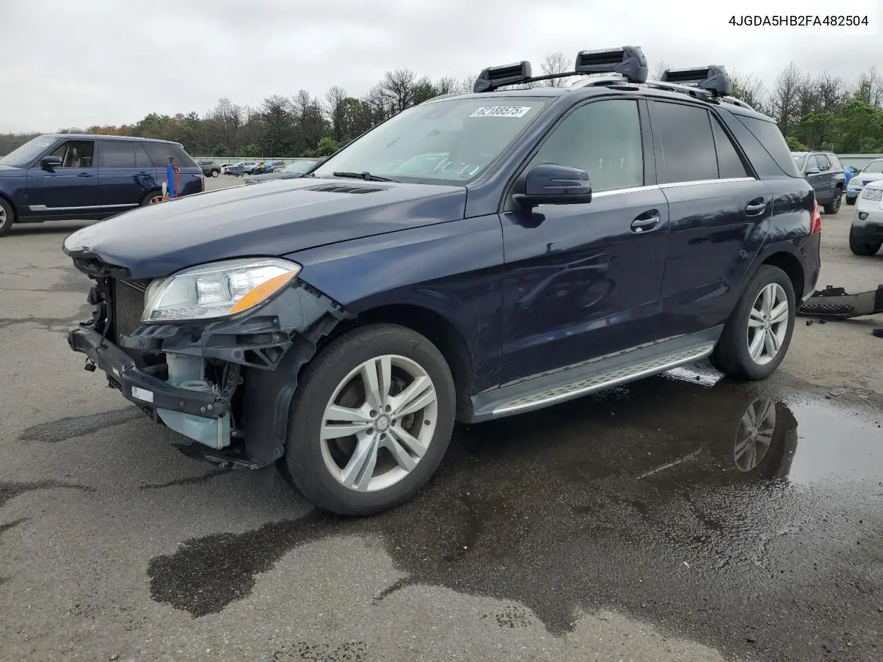2015 Mercedes-Benz Ml 350 4Matic VIN: 4JGDA5HB2FA482504 Lot: 62188575