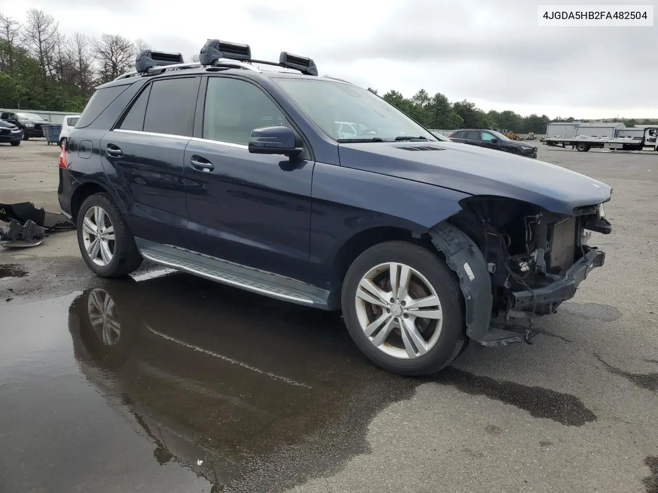 2015 Mercedes-Benz Ml 350 4Matic VIN: 4JGDA5HB2FA482504 Lot: 62188575