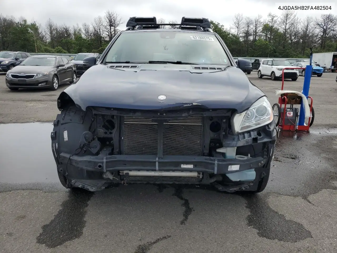 2015 Mercedes-Benz Ml 350 4Matic VIN: 4JGDA5HB2FA482504 Lot: 62188575