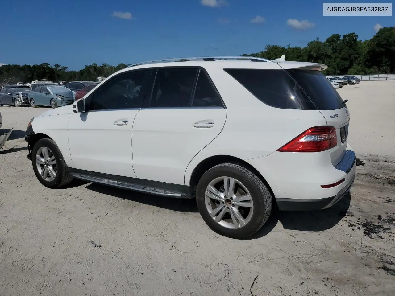 2015 Mercedes-Benz Ml 350 VIN: 4JGDA5JB3FA532837 Lot: 62282195