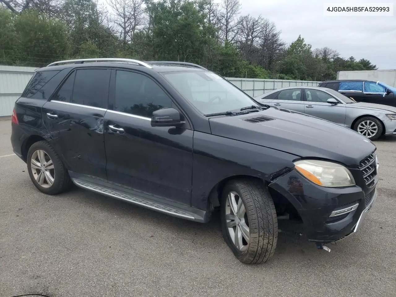 2015 Mercedes-Benz Ml 350 4Matic VIN: 4JGDA5HB5FA529993 Lot: 62342035