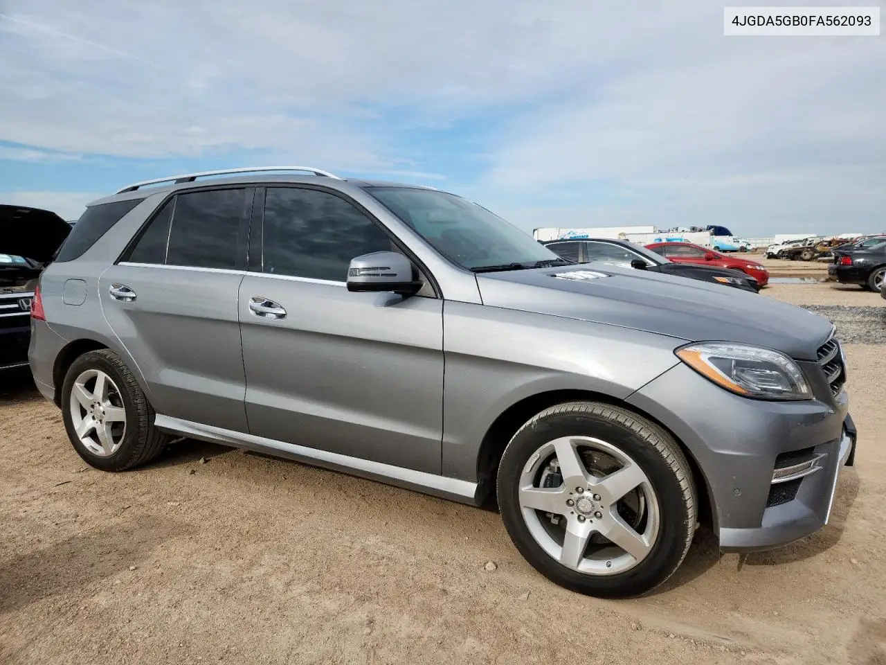 2015 Mercedes-Benz Ml 400 4Matic VIN: 4JGDA5GB0FA562093 Lot: 62386795